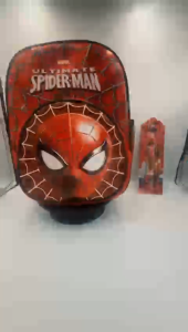 Tas Ransel Anak Motif Karakter Sekolah TK - PAUD + Set Pensil 5in1