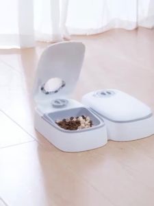 PUPCA Automatic Pet Feeder Smart Cat Food Dispenser For Wet & Dry Food Kibble Dispenser Accessories Auto Feeder For Cat