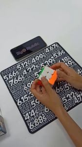 Rubik 3x3 Rubic MoYu MeiLong 3 tầng không viền đồ chơi trí tuệ stickerless hộp mới đồ chơi thông minh trẻ em