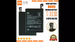 Baterai Original Xiaomi & BN45 Kompatibel untuk Redmi Note 5