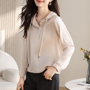 DAIXIANGFEIZI | Satin New Fashion Stylish Top Shirt