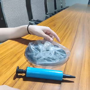 Tempat Topi Rak Topi Transparan Yang Dapat Digelembungkan Tempat Display Topi