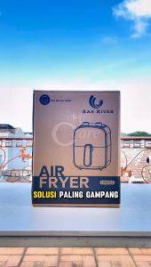 Han River Air Fryer 4.2L Multifungsi Wajan Anti Lengket Bebas Minyak Low Watt 800 Watt (HRAF03WT)