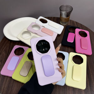 True Liquid Silicone Stand Lightweight Thin Huawei Mate70RS Phone Case Full Cover Shockproof Korean Style Protective Shell