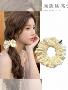 WENZHU | Korean Sweet Polka Dot Bow Headband Elastic Hair Tie
