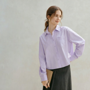 INMAN | Cotton Embroidered Loose Shirt