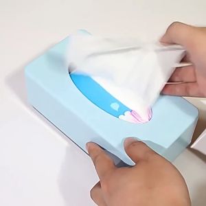 Tissue Box Minimalist Desktop Tissue Box Holder Modern Dustproof Tissue Dispenser Box