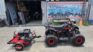 หางตัดหญ้าแบบลากจูง เครื่อง13แรงกุญแจสตาร์ท