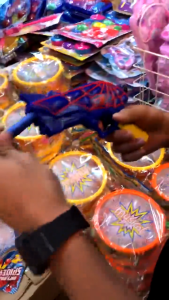 Captain America and spider soft bullet gun toy