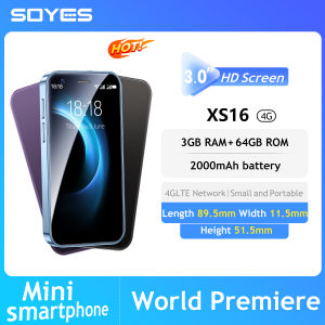 Top Selling SOYES XS16 mini 4G Smartphone 3.0inch 3GB RAM 64GB ROM Android 8.0 5MP Camera Dual SIM With Play Store WhatsAPP