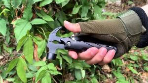 Multifunction Stainless Steel Copper Aluminium Brass Solid Wood Handle Peg Stake Nail Hammers Camping Hammer