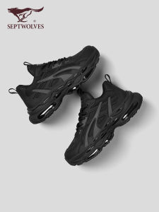 Septwolves Winter Mens Shoes 2025 New Korean Style Thick Bottom Heightening Dad Shoes Low Cut Casual Footwear for Teens And Young Men