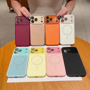 Original Liquid Silicone For Magsafe Magnetic Case For iPhone 18 17 16 15 Pro Max Instantly Changing Camera Protection Cover