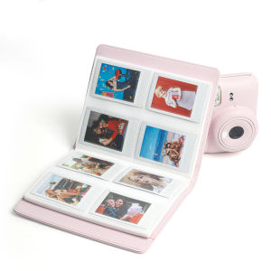 Pure Color 3-Inch Photo Album for Fujifilm Instax Mini12 Instant Camera Photos Storage Book Small Card Photo Album