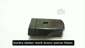 Kontra Steker Broco Gepeng Warna Hitam 1 Pack isi 24 pcs