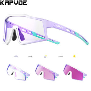 KAPVOE Photochromic Cycling Glasses Girls MTB Bicycle Boys Outdoor Sports Road Bike Sunglasses Golf Camping Travel Accessories