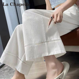 La Chapelle | Icy Silk Culottes High-Waist Summer Pants