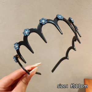 เครื่องประดับผมสไตล์เกาหลี ทรงคลื่น สำหรับผู้หญิง สไตล์ไฮเอนด์ เครื่องประดับผมแบบสวมหัว แฟชั่น ไฮเอนด์ หรูหรา วัสดุอื่นๆ