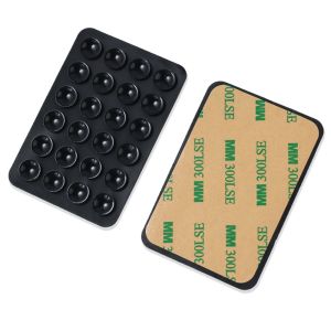 Soft Silicone Suction Cup Grip Stand for Phone Selfie Video Solid Backed Adhesive Suction Cup Holder Non-slip Wall Mount Bracket
