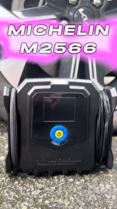 [Chính Hãng Michelin] Máy bơm lốp Ô TÔ Xe Máy M2566 Dùng tẩu 12V 168w tự động ngắt đo áp suất lốp BH 6 Tháng