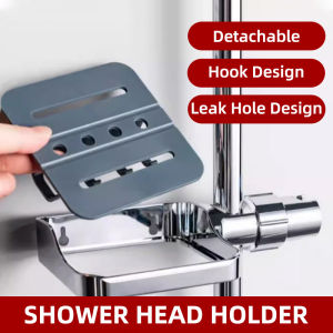Bathroom No Need For Perforated Shower Soap Rack Removable And Washable Tray Rack Shower Head Bracket Soap Box