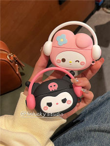 Zhou Jiang AirPods Protective Case Sweet 2 Generation Young Adult Airpodspro2 Cute Melody Airpods3 Cartoon Clow M Airpodspro Silicone Drop-Resistant Apple Bluetooth Earbuds Case