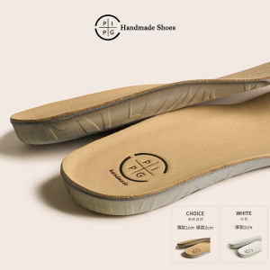 Thickened PI Cowhide Shoe Insoles Original Anti-sink Soft Breathable Shockproof Odor-resistant Comfortable Long-lasting