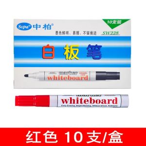 Bút Xóa Bảng Trắng Màu Đen SW228 Bút Vẽ Bảng Đen Nhiều Màu Cho Trẻ Em Bút Viết Cho Giáo Viên Thương Hiệu Zhong Bo