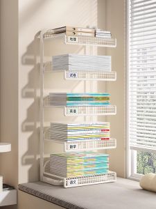ตู้สำหรับจัดระเบียบเอกสาร A4 ชั้นวางหนังสือสำหรับโต๊ะทำงาน ชั้นวางหนังสือแยกตามวิชาการ ของตกแต่งบ้าน ชั้นวางของ ตู้สำหรับเก็บของ