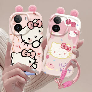 Cute Cartoon Kitty Cat Silicone Phone Case Full Cover Protection for iQOOZ7 Z7X Z7XM Anti-Fall Female Version Popular Online Model