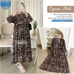 EQUAR MIDI DRESS PREMIUM ORI MOELA