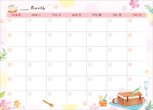 Creative Desk Calendar 16K B5 Size Self-Filling Monthly Plan Paper Taiwan Season Tabletop Planner Daily Month Calendar Notebook