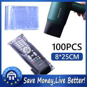 【Local delivery】 100Pcs Clear Shrink Film Bag TV Remote Control Case Protector Cover Air Condition Remote Controller Protective Anti-dust Bag TV-RC-Shrink-Film