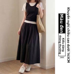 YAYANGREN | Chân Váy Linen Elegance Flattering