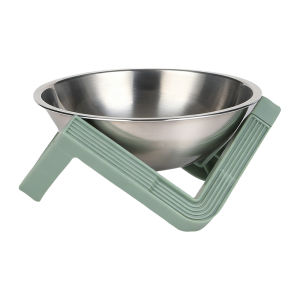 Pet Food Bowl Food Grade Material Removable Design Curved Bottom Stable Base Interlocking Structure