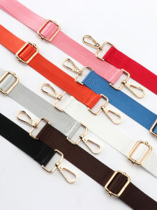 Womens Bag Color Shoulder Strap Adjustable Bag Strap Accessories Nylon Thin String Pure Color Bag Strap Long Crossbody Small Bag Strap