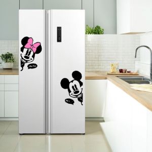 Adorable Cartoon Animal Fridge Magnet Window Sticker Decoration Wall Decal Glass Sticker Simplistic Modern PVC Restaurant
