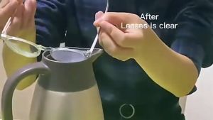 ทิชชู่เช็ดแว่นกันละอองฝ้าที่เลนส์ Supfine Anti fog lens Wipes