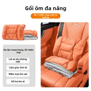 RUITUO | Gối Hỗ Trợ Đuôi Cột Sống và Gối Tựa Đầu Ô Tô Bằng Nhung Mềm
