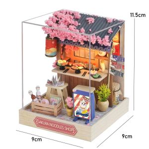 DIY Doll Houses Kits 3D Wooden Puzzles Mini Doll House Assembly Building Furniture Handmade Toys For Xmas Birthday Gifts