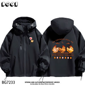 Pixel Style Hooded Jacket Anime Peripheral