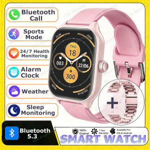 2026 New Mens Smart Watch Womens Gift Heart Rate Blood Oxygen Sports Fitness Watch Electronics Bluetooth Call Smartwatch HW12