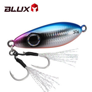 BLUX Flyspoon Metal Jig Spoon Fishing Lure 30G Artificial Bait Shore Hard Slow Jigging Longcast Sea Bass Tuna Saltwater Tackle