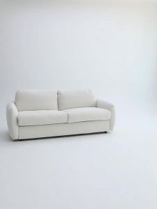 Folding Washable Multifunction Sofa Bed Modern Minimalist Cream