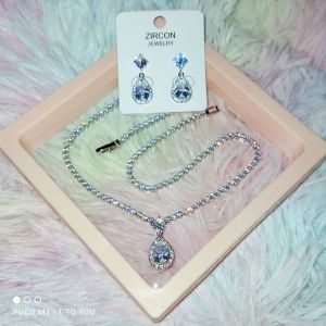 ⚡Sale⚡เซ็ทเครื่องประดับเพชรCz AAA+