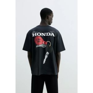 Honda | Honda Mens and Womens T-shirt Honda Summer Motorcycle Sports Tee Racing Short-sleeved Spring Cycling Off-road Casual Top