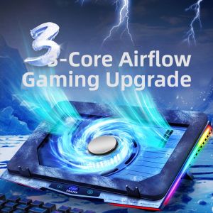 Lenovo | Folding Cooling Stand with Dust-proof Fan for Laptop and Phone