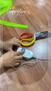 KÉO CẮT NHIỆT KÉO CẮT KHÔNG TƯA VẢI ĐIỀU CHỈNH ĐƯỢC NHIỆT ĐỘ được dùng trong ngành may mặc
