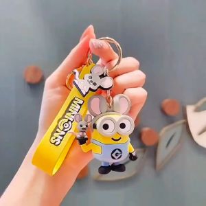 Móc Khóa ô tô xe máy Minion TomJerry trang trí ba lô túi xách quà tặng bạn bè
