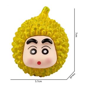 CRAYON SHINCHAN | 9cm Crayon Shin-chan Anime Action Figure - Durian Nohara Shinnosuke Kawaii Fruit Series Bộ Sưu Tập Búp Bê Mô Hình Đồ Chơi Quà Tặng Cho Lứa Tuổi Từ 14 Trở Lên